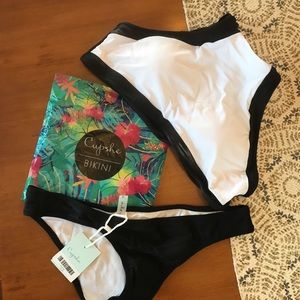 Black & white Cupshe Bikini